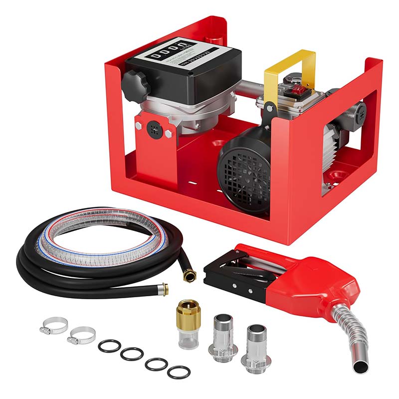 Electric diesel Fuel Transfer Pumps na may Counter at Automatic Nozzle