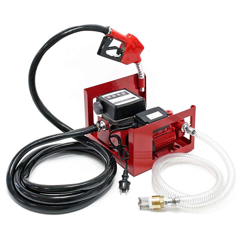 Self Priming Electric Oil Diesel Transfer Pump Na May 4 Digit Flow Meter